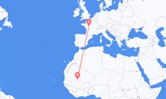 Flyreiser fra Nema, Mauritania til Tours, Frankrike