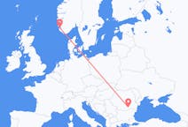 Flyg från Bukarest, Rumänien till Stavanger, Norge