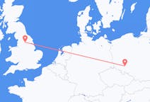 Flyg från Wrocław, Polen till Leeds, England