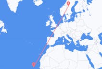 Flights from Praia to Östersund