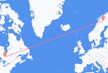 Fly fra Timmins til Kiruna