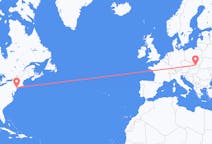 Flyrejser fra New York, USA til Poprad, Slovakiet