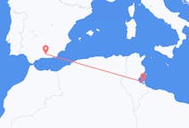 Flyrejser fra Djerba, Tunesien til Granada, Spanien