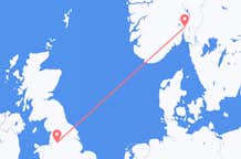 Flyreiser fra Manchester, England til Oslo, Norge