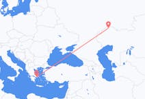 Flights from Oral to Athens