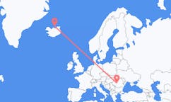 Loty z Grimsey, Islandia do Sybinu, Rumunia