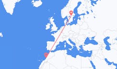 Flyg från Agadir, Marocko till Örebro, Sverige