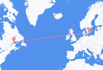 Flyreiser fra Sept-Îles, Canada til Ronneby, Sverige