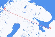 Flights from Arkhangelsk, Russia to Narvik, Norway
