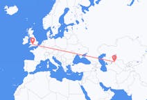 Flights from Nukus, Uzbekistan to Bristol, the United Kingdom