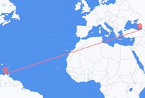 Flights from Porlamar, Venezuela to Trabzon, Turkey