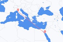 Flyg från Sharm El Sheikh, Egypten till Pisa, Egypten