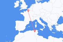 Flyreiser fra Tebessa, Algerie til Paris, Frankrike