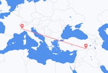 Loty z Turyn, Włochy do Mardina, Turcja