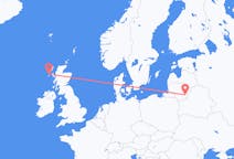 Flights from Benbecula, the United Kingdom to Vilnius, Lithuania