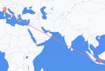 Flüge von Surakarta, Indonesien nach Bastia, Frankreich