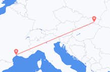 Flights from Montpellier to Kosice