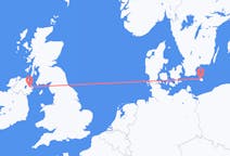 Flights from Bornholm, Denmark to Belfast, the United Kingdom