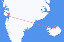 Flyg från Ilulissat, Grönland till Akureyri, Island