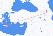Flyreiser fra Gandsja, Aserbajdsjan til Iraklio, Hellas