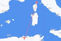 Flyrejser fra Constantine, Algeriet til Bastia, Frankrig