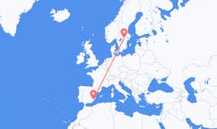 Flights from Murcia, Spain to Örebro, Sweden