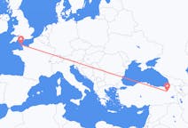 Flights from Alderney, Guernsey to Erzurum, Turkey