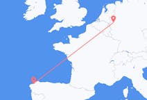 Loty z Coruña, Hiszpania do Düsseldorf, Niemcy