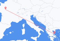 Flights from Skiathos, Greece to Tours, France