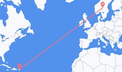 Flights from San Juan to Rörbäcksnäs
