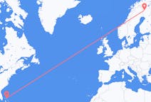 Flyreiser fra Marsh Harbor, Bahamas til Kittilä, Finland
