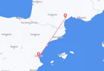 Flights from Béziers, France to Valencia, Spain