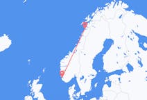 Flug frá Bodø til Stavanger