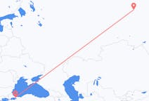Flights from Istanbul, Turkey to Surgut, Russia