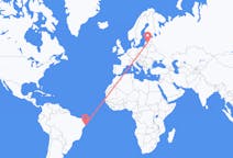 Flyreiser fra Maceió, Brasil, til Riga, Brasil