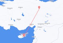 Flyreiser fra Larnaka, Kypros til Sivas, Tyrkia
