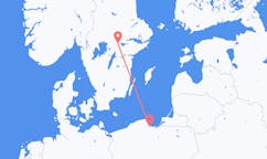 Vols depuis la ville de Örebro vers la ville de Gdańsk