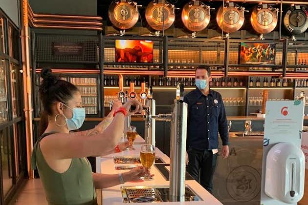 Opastettu vierailu Estrella Galicia -museoon oluenmaistelulla