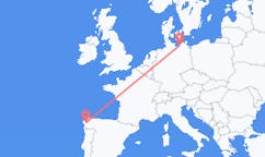 Flights from Rostock, Germany to Santiago de Compostela, Spain