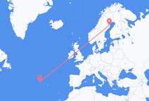 Flights from Flores Island, Portugal to Skellefteå, Sweden