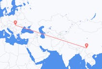 Flyrejser fra Diqing Tibetansk Autonome Præfektur, Kina til Debrecen, Ungarn