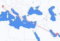 Flights from Dubai, United Arab Emirates to Lyon, France