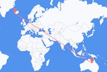 Flyreiser fra Mount Isa (Queensland), til Reykjavík