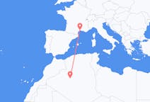 Loty z Timimoun, Algieria do Montpellier, Francja