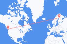 Flyrejser fra Nanaimo til Rovaniemi