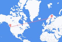 出发地 加拿大纳奈莫目的地 芬兰罗瓦涅米的航班