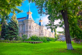 Beautiful summer view of centre Chisinau.