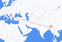 印度出发地 因帕爾飞往印度目的地 斯科普里的航班