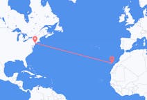 Flights from New York City, the United States to Las Palmas, Spain