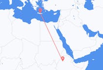 Flyreiser fra Bahir Dar, Etiopia til Iraklio, Hellas